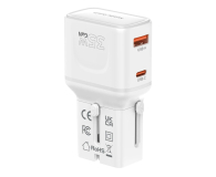 Mobile Origin Travel adapter 35W EU/US/UK/AU white - 1485309 - zdjęcie 3